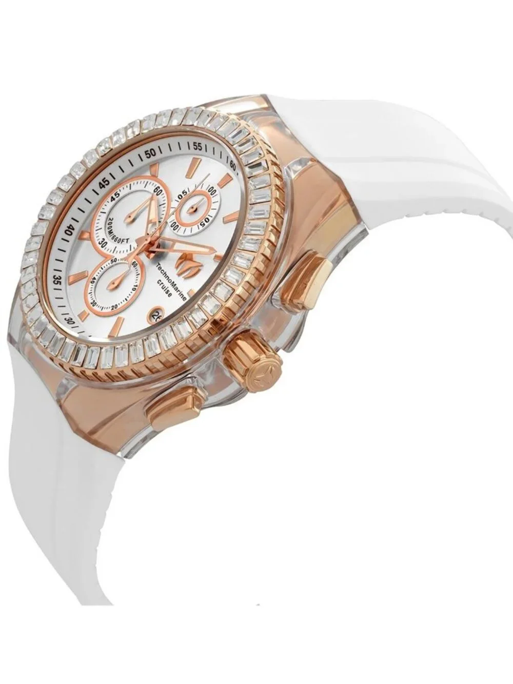 NWT Technomarine Cruise Chronograph Quartz Silver Dial Men's Watch